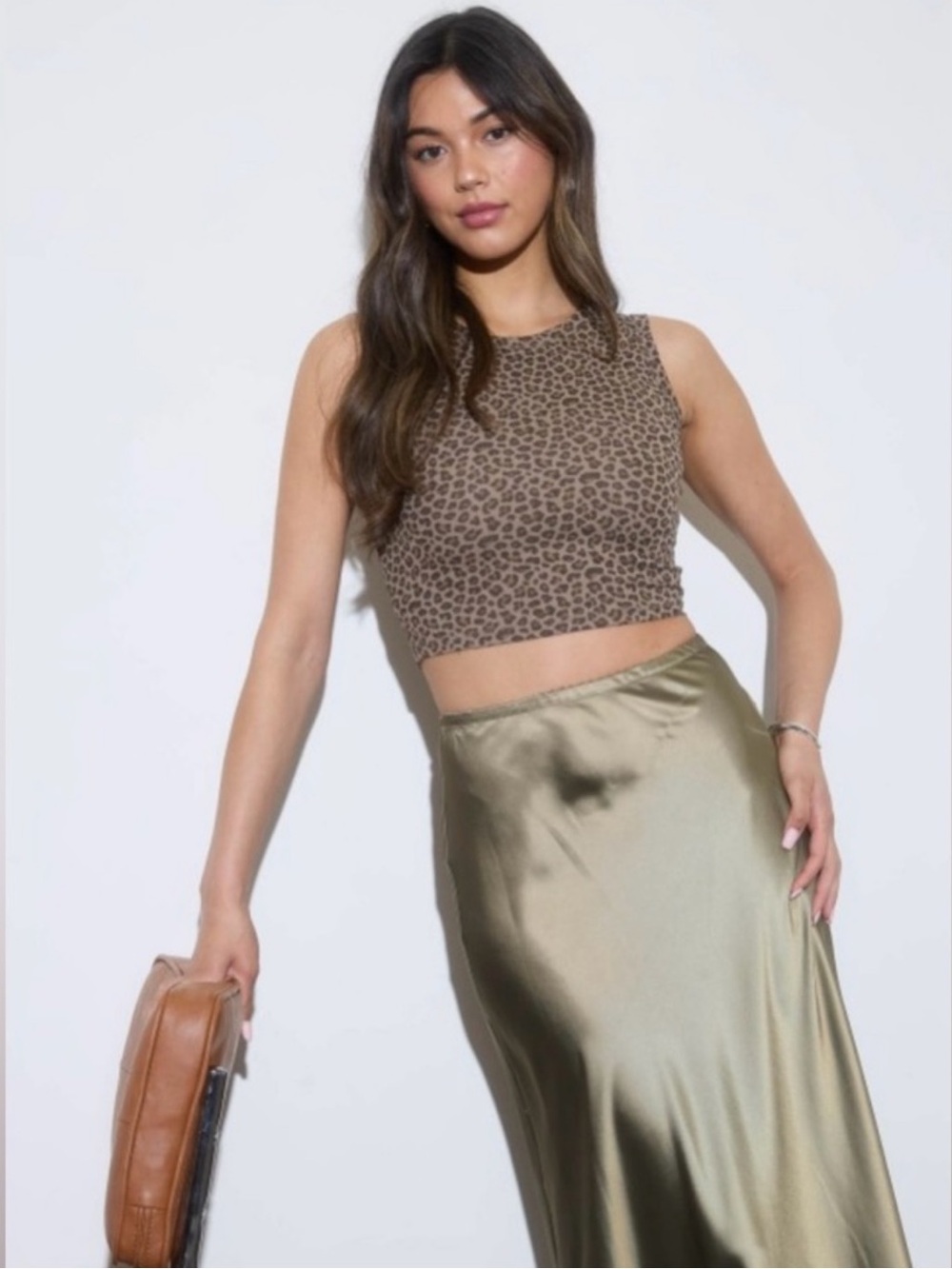 Leopard Crop Top - Picture 1 of 6